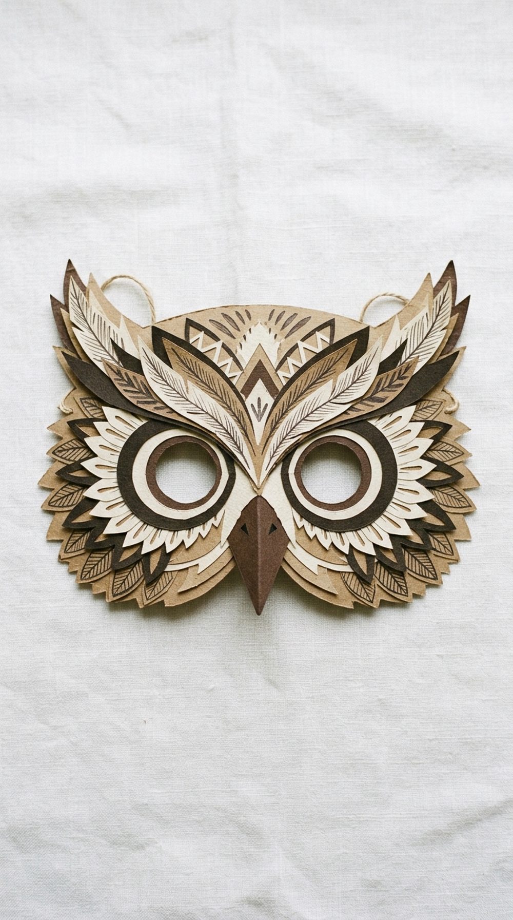 Paper Owl Mask