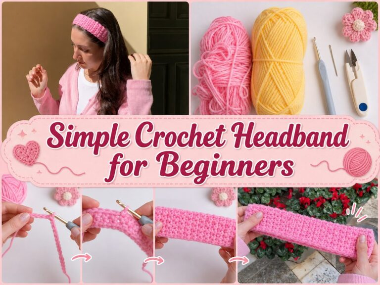 Simple Crochet Headband for Beginners