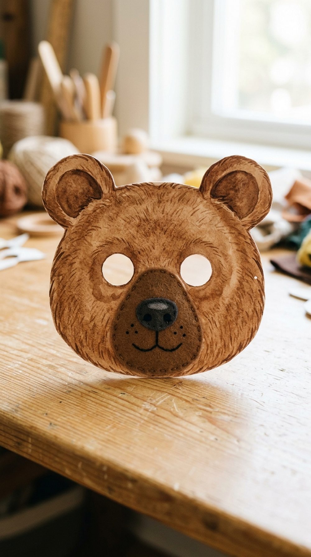 Textured Bear Mask