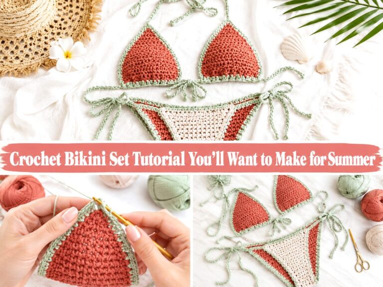 Crochet Bikini Set Tutorial You’ll Want to Make for Summer s
