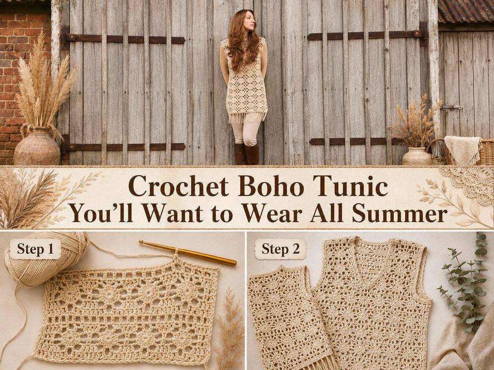 Crochet Boho Tunic You’ll Want to Wear All Summer s
