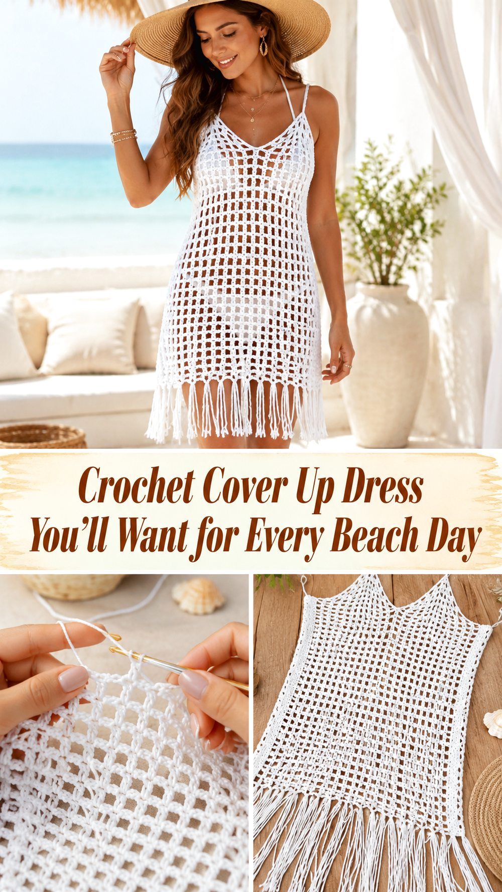 Crochet Cover Up Dress You’ll Want for Every Beach Day
