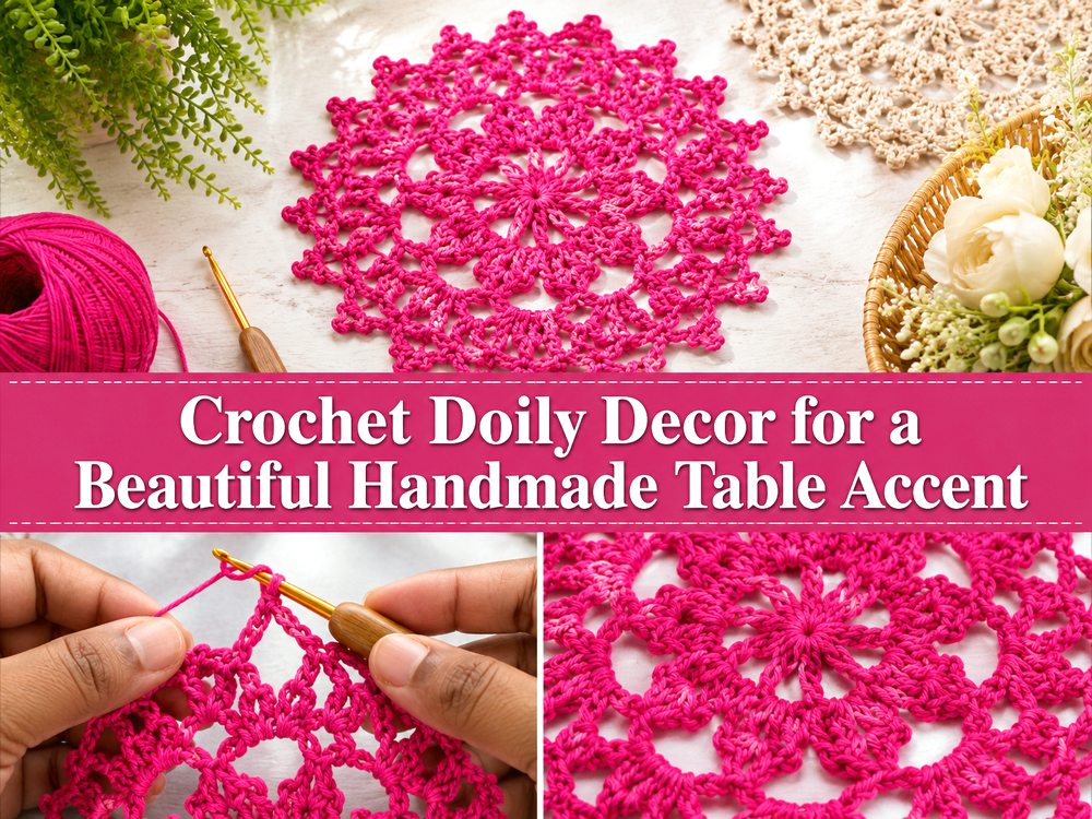 Crochet Doily Decor for a Beautiful Handmade Table Accent s