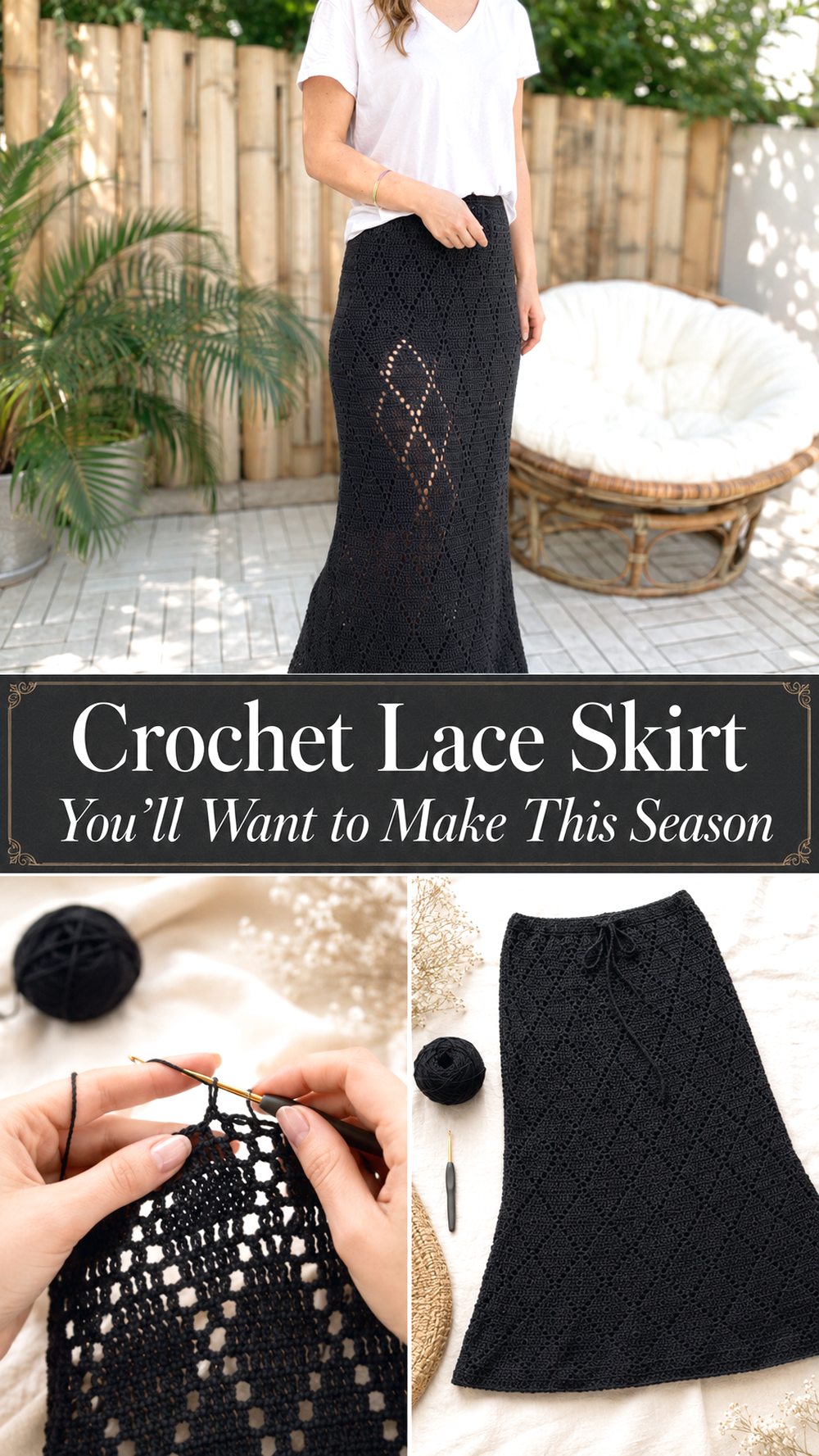 Crochet Lace Skirt Pattern Idea You’ll Want to Make This Season