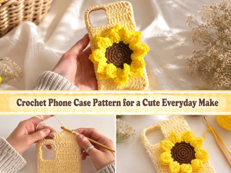 Crochet Phone Case Pattern for a Cute Everyday Make d
