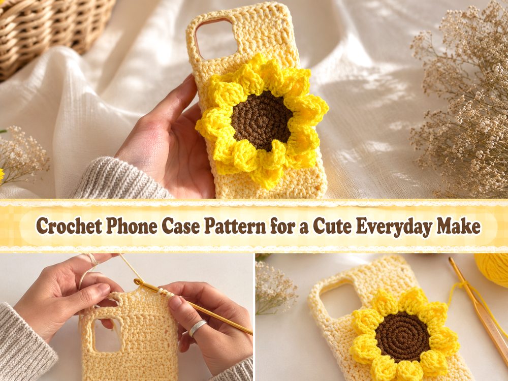 Crochet Phone Case Pattern for a Cute Everyday Make d