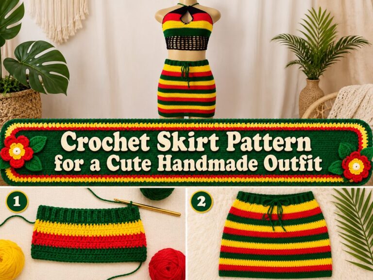 Crochet Skirt Pattern for a Cute Handmade Outfit s