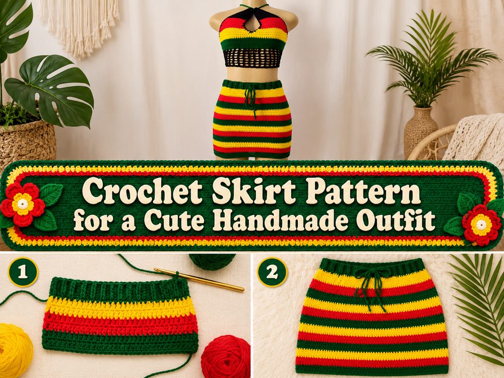 Crochet Skirt Pattern for a Cute Handmade Outfit s