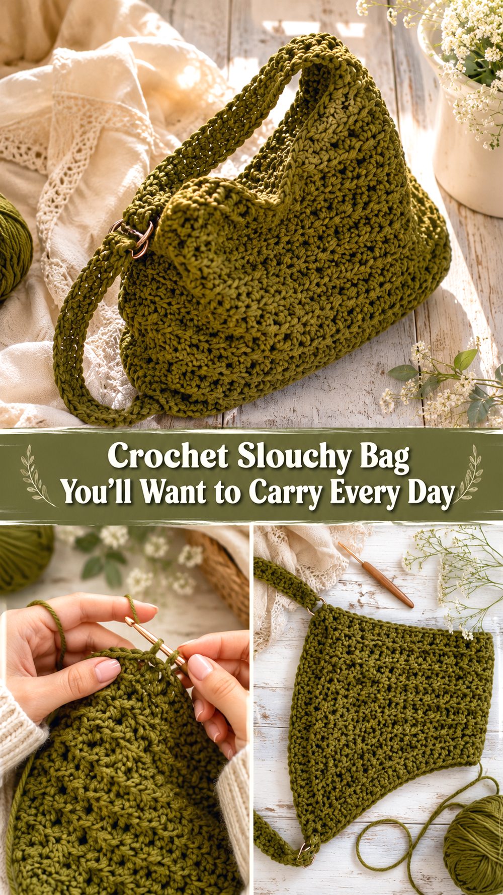 Crochet Slouchy Bag You’ll Want to Carry Every Day