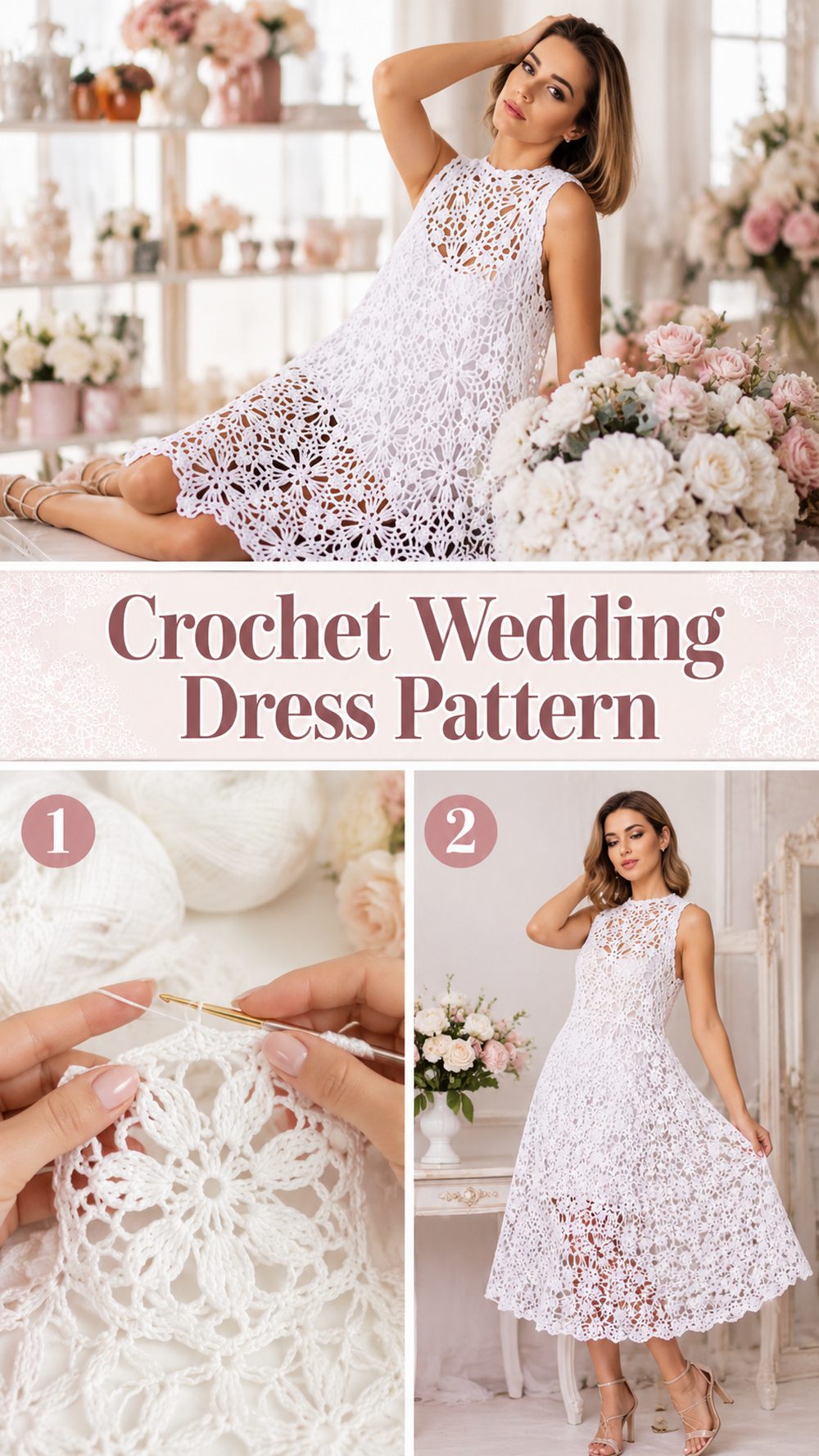 Crochet Wedding Dress Pattern