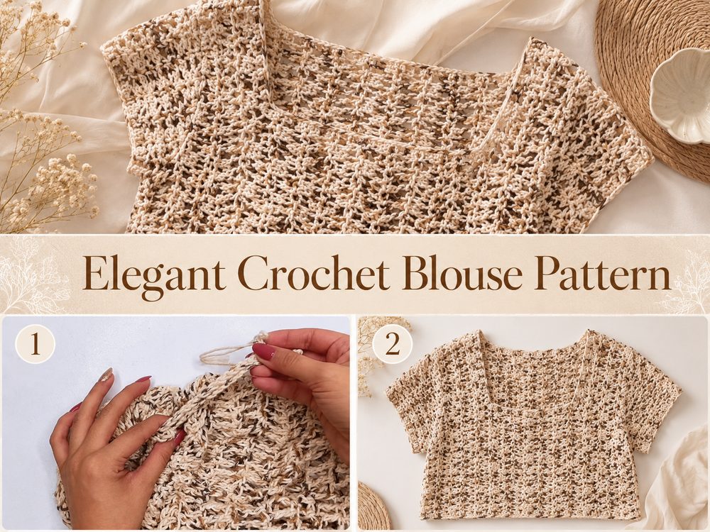 Elegant Crochet Blouse Pattern s