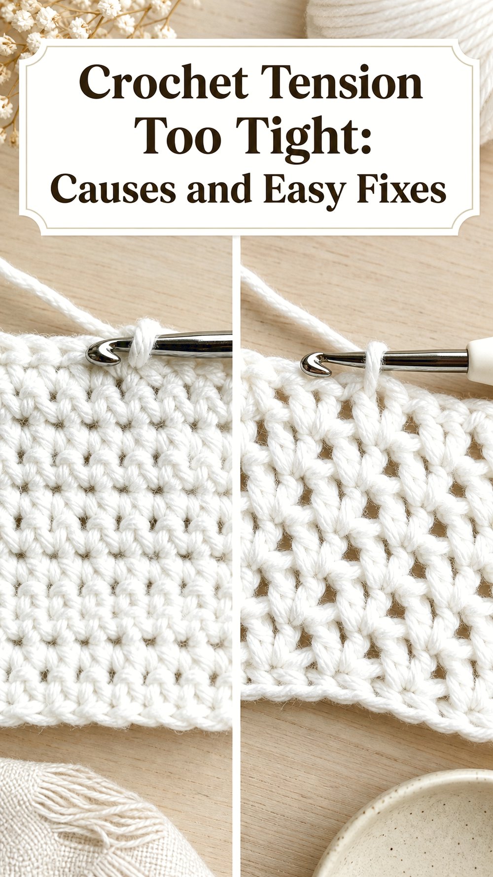 Crochet Tension Too Tight Causes and Easy Fixes