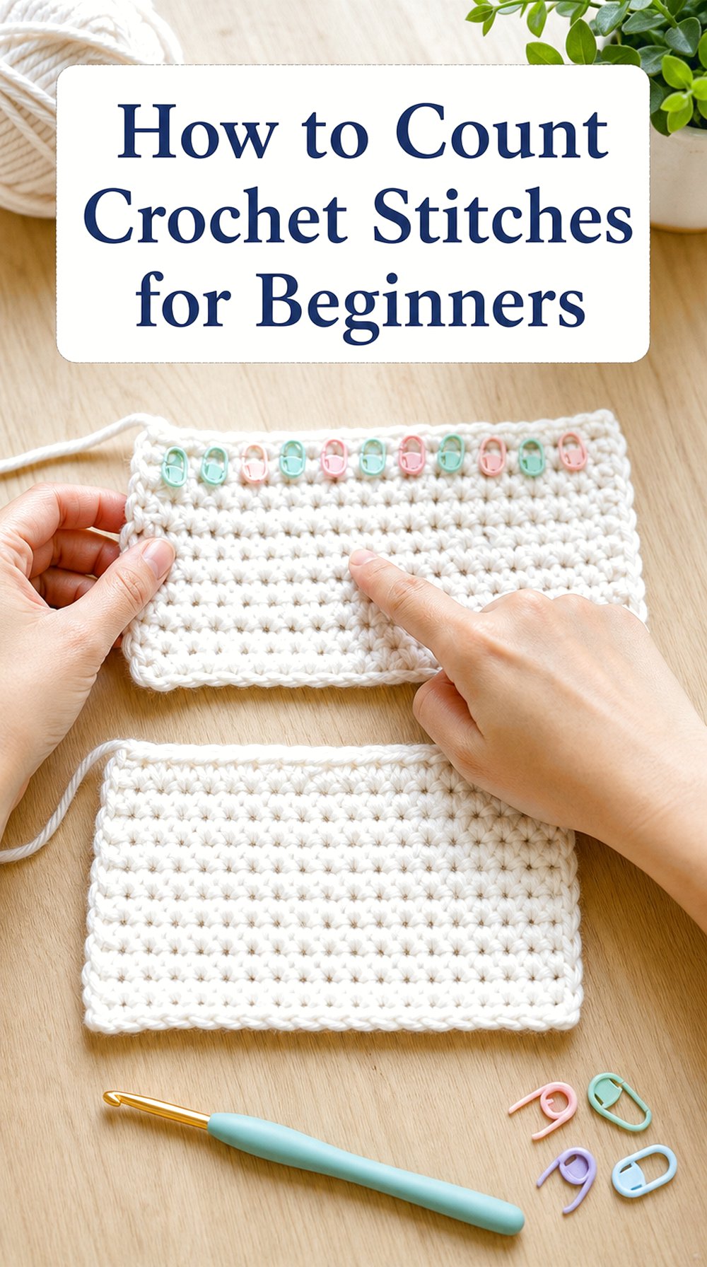 How to Count Crochet Stitches for Beginners