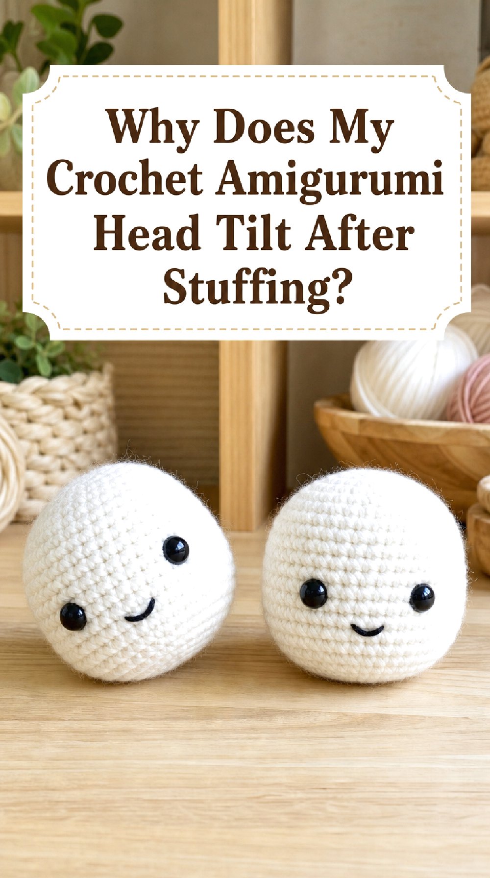 Why Does My Crochet Amigurumi Head Tilt After Stuffing