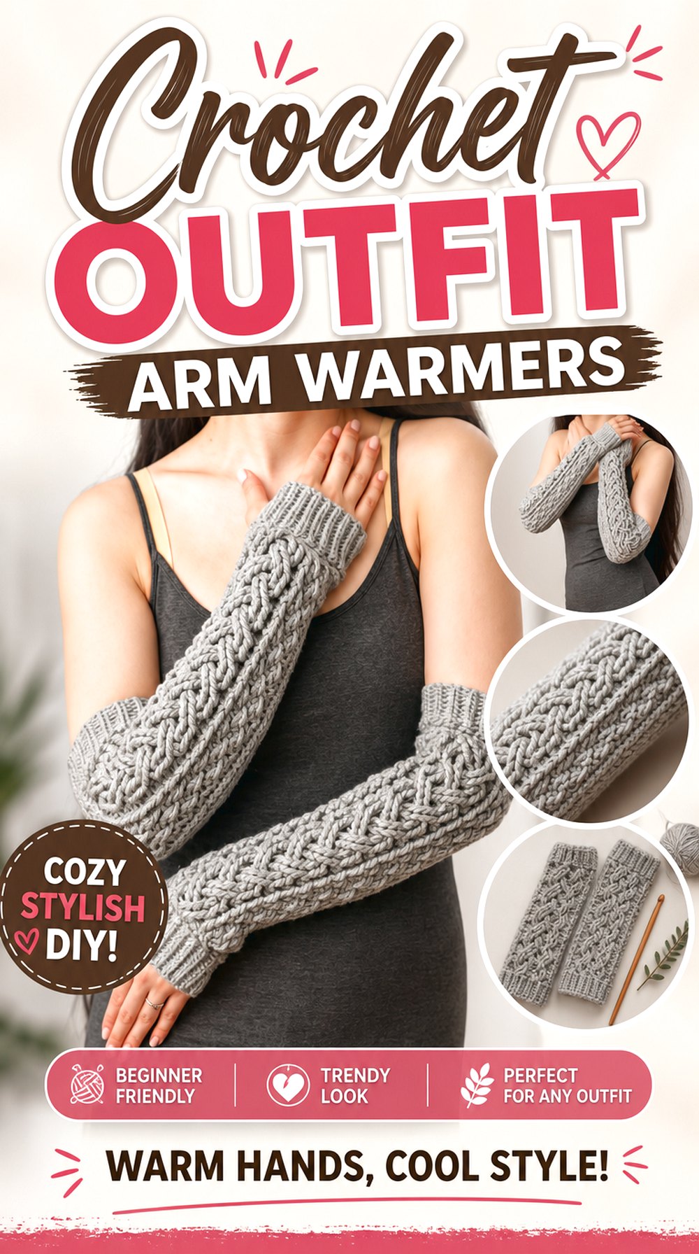 Crochet Outfit Arm Warmers